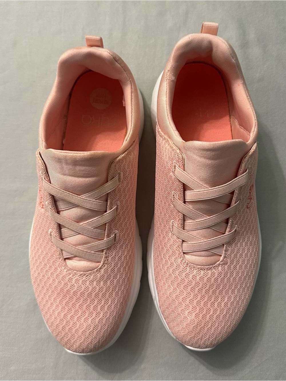 Ryka Whim Pink Slip On Sneakers Womens 9M Memory Foam Walking Shoes Athletic